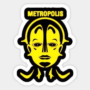 Metropolis cult movie Sticker